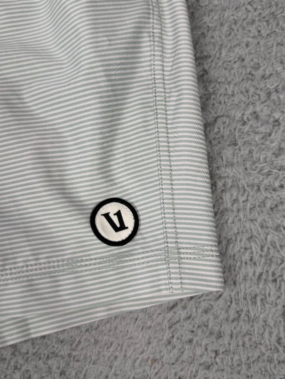 Vuori Kore Shorts Mens Medium Multicolor Striped Lined Drawstrings Athletic Gym - Picture 7 of 11